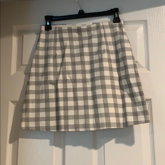 Express / black and white checkered mini skirt - Picture 2 of 4
